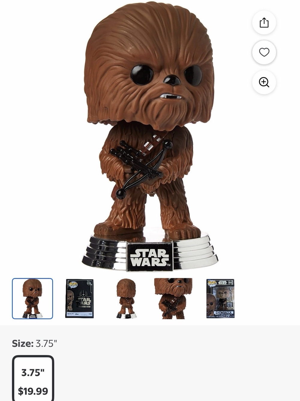 Funko Pop! Star Wars: Chewbacca #513